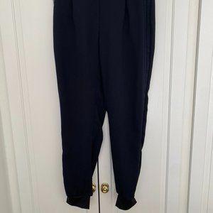 Tahari Track Style Black Work Pants